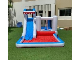 Kids pool with slide