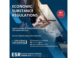 Filing and Appealing Reports of Economic Substance Regulations services Dubai 