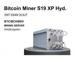 Bitmain Antminer S19 XP Hyd (255Th) + PSU 