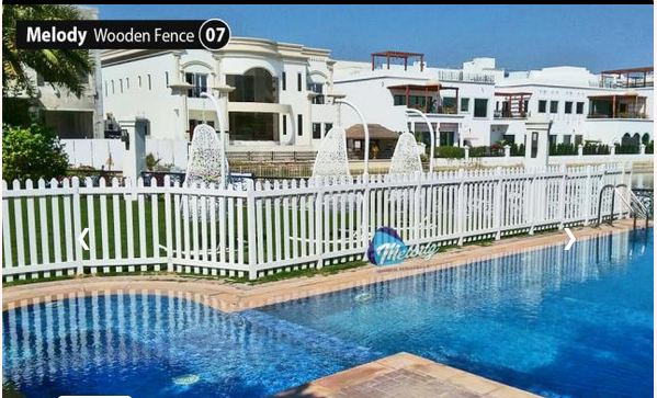  Wooden Fence UAE Free stand Fence Dubai Swimming Pool Fence 