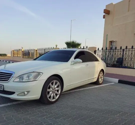 مرسيدس S350 أبيض موديل السياره 2009