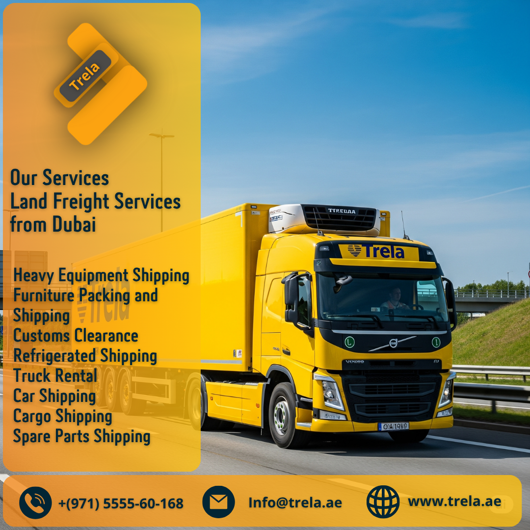 Land Freight & Truck Rental Services from the UAE ffer professional land transport solutions