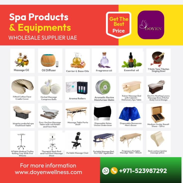 Doyen Wellness – Your Trusted Supplier of Premium Spa, Salon, and Wellness Products Across the UAE, 