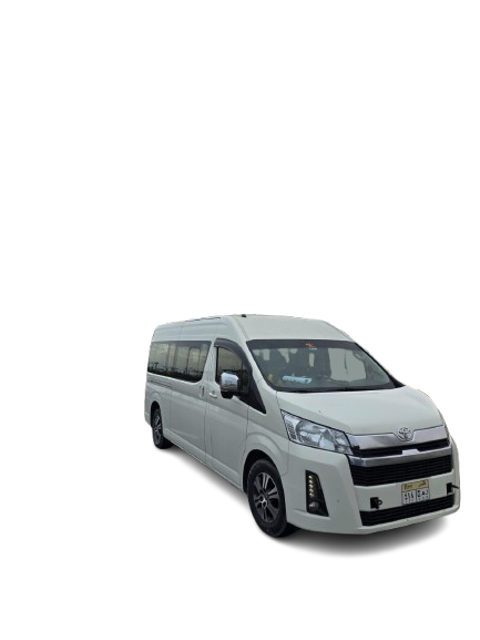 Rental Limousine: Toyota Hiace for Giza Pyramids and Egyptian Museum Tour.