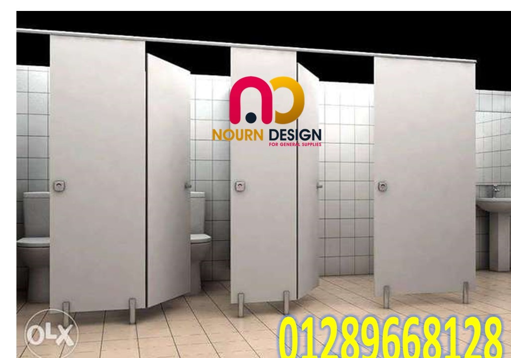 تصنيع و توريد ابواب حمامات فى نورن ديزاين للكومباكت hpl  01289668128 - 01091856693 