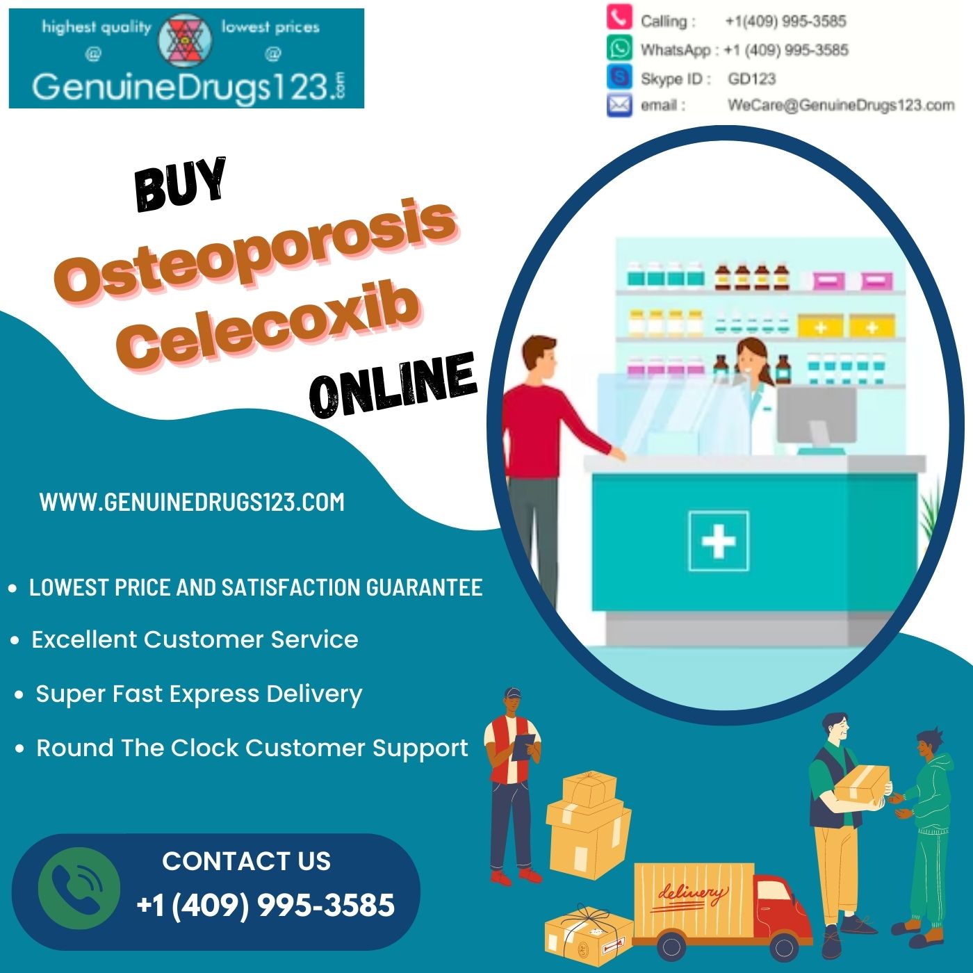 Buy Celecoxib Online - Generic NSAID