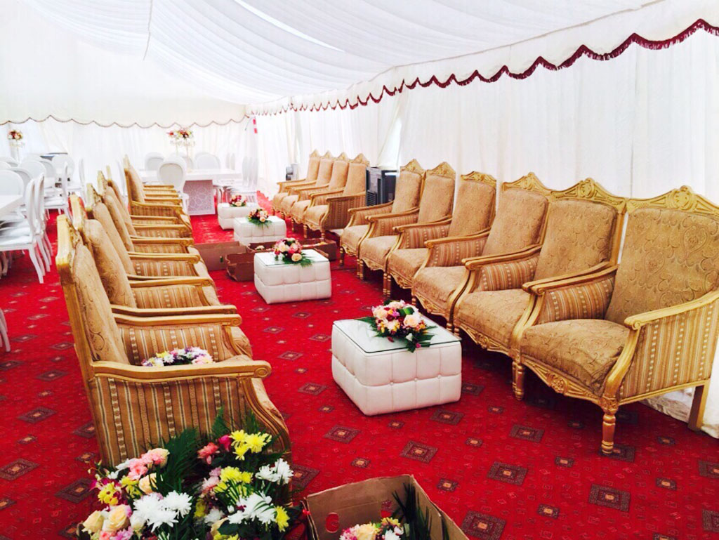 Condolence chair rental, wedding chair rental for rent in Dubai.