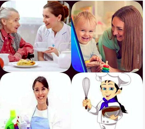 ابحث عن عمل كعاملة للنظافة او جليسة للمسنين او الأطفال